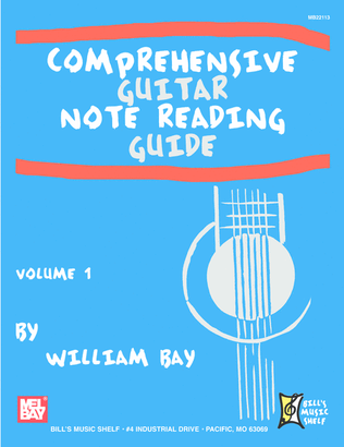 Book cover for Comprehensive Guitar Note Reading Guide, Volume 1