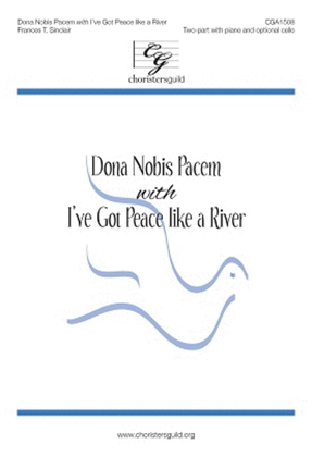 Book cover for Dona Nobis Pacem with I've Got Peace like a River