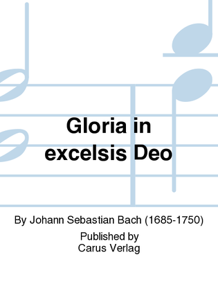 Book cover for Gloria in excelsis Deo