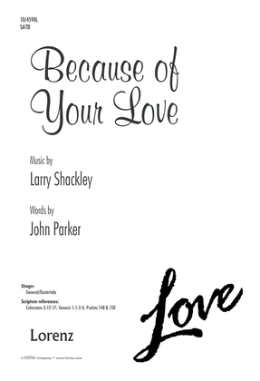 Book cover for Because of Your Love