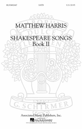 Book cover for Shakespeare Songs, Book II