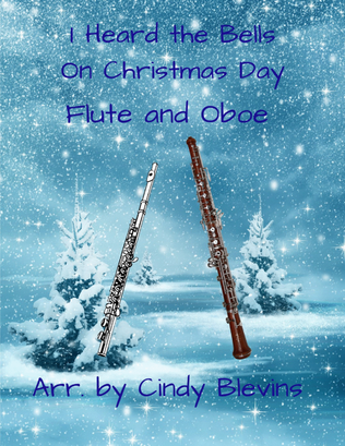 Book cover for I Heard the Bells On Christmas Day, for Flute and Oboe Duet