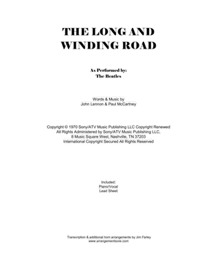 Book cover for The Long And Winding Road