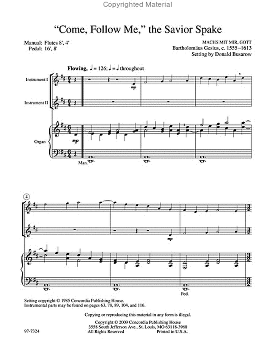 With Music Crowned: Chorale Settings for Organ and Instrument image number null