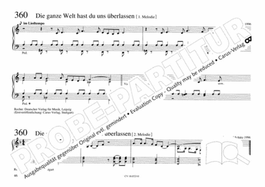 Esslinger Orgelbuch, Bd I-III