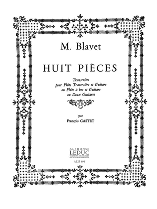 Book cover for 8 Pieces (flute & Guitar)