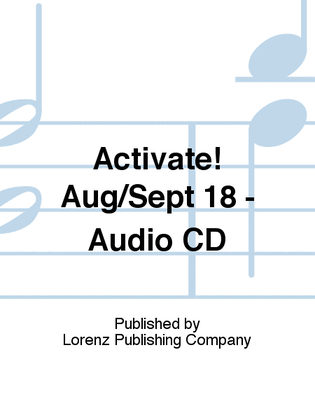 Book cover for Activate! Aug/Sept 18 - Audio CD