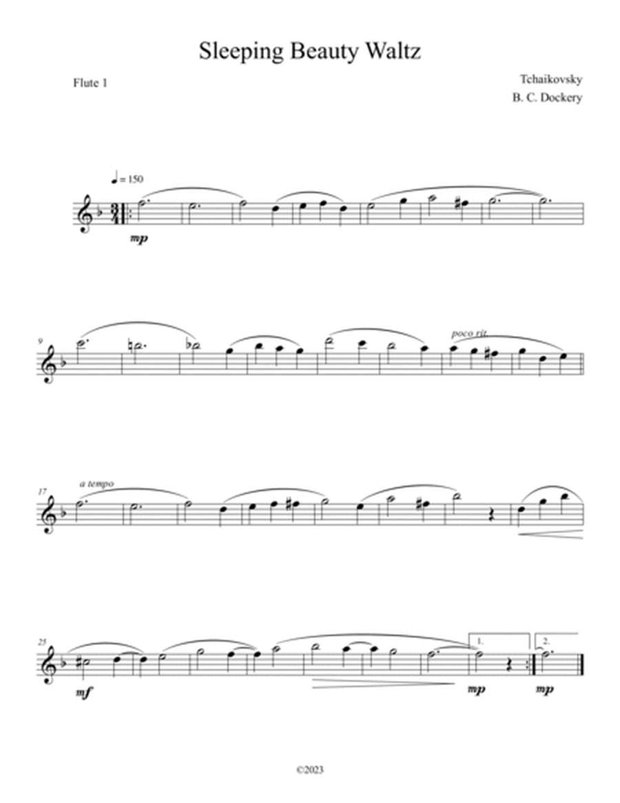 Sleeping Beauty Waltz (Flute Duet) image number null