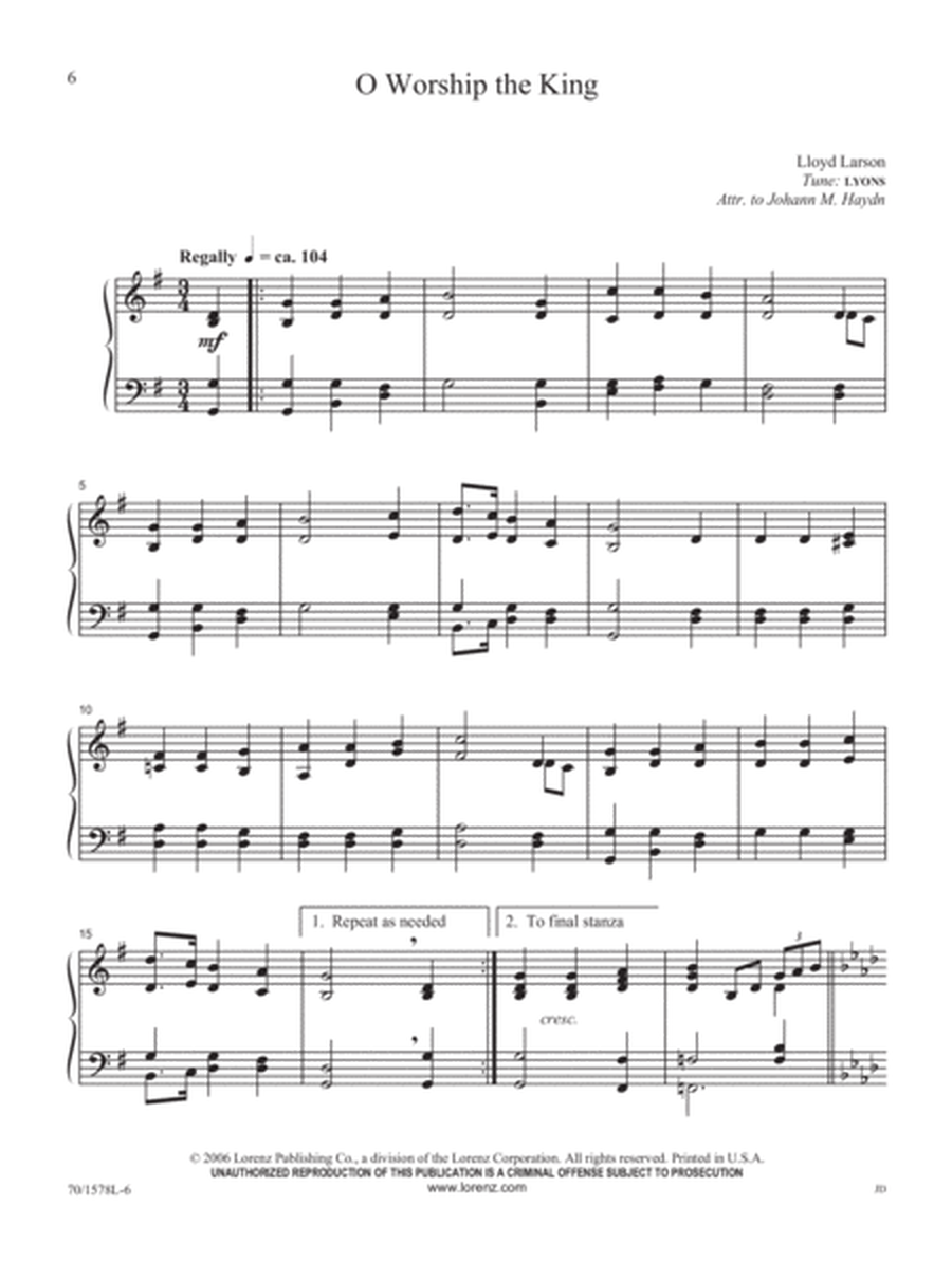 Enhancements for Congregational Singing - Keyboard Book