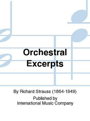 Book cover for Orchestral Excerpts