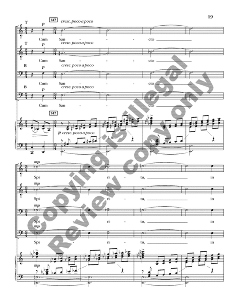 Gloria (Choral Score) image number null