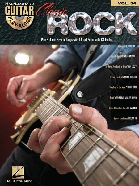 Classic Rock Guitar Play-Along - Volume 34