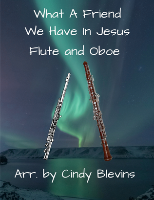 Book cover for What A Friend We Have In Jesus, for Flute and Oboe Duet