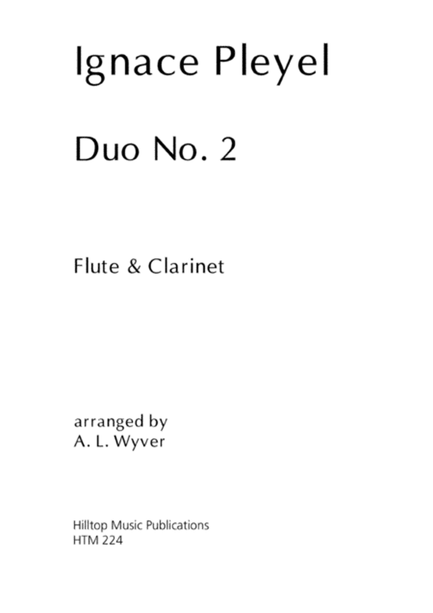 Pleyel Duo No. 2 arr. flute and clarinet image number null