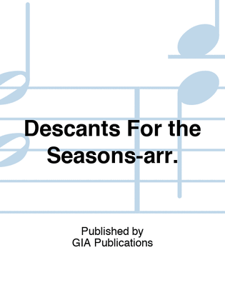 Book cover for Descants For the Seasons-arr.