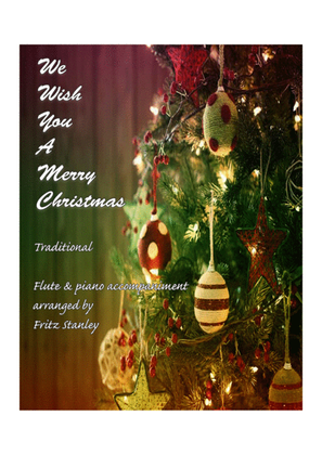 Book cover for We Wish You a Merry Christmas - Flute & Piano Accompaniment
