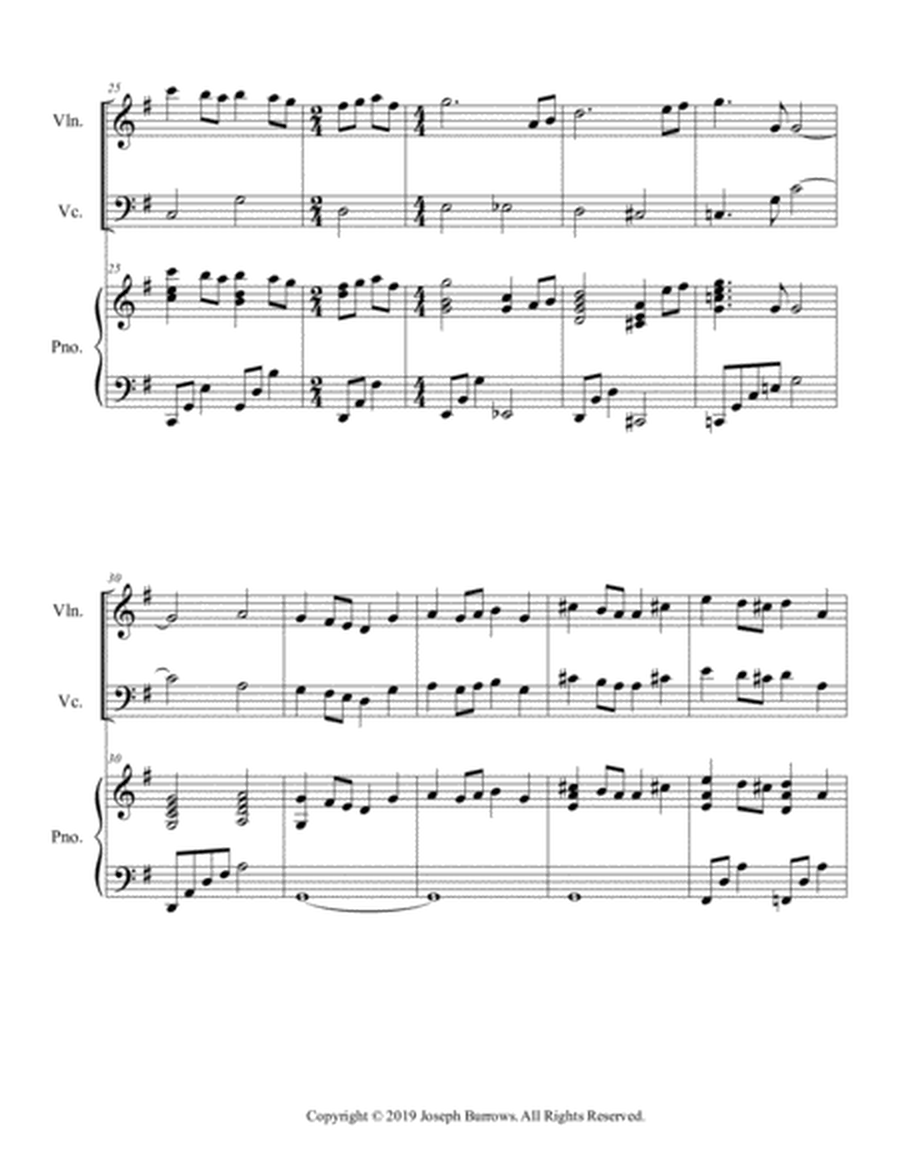 In Babilone for Violin, Cello, and Piano by Joseph Burrows image number null