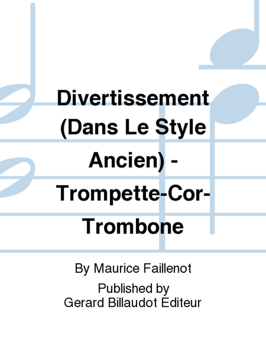 Divertissement (Dans Le Style Ancien)