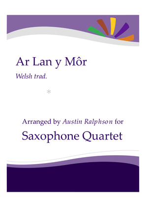 Book cover for Ar Lan y Mor (By The Sea) - sax quartet