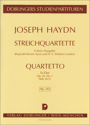 Streichquartett Es-Dur op. 20 / 1