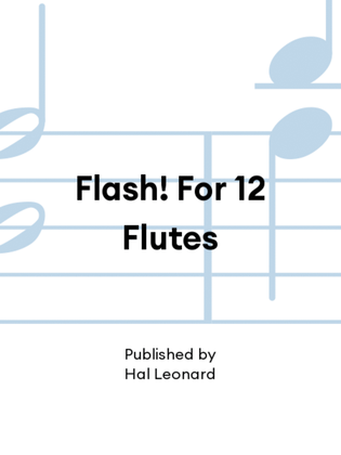 Book cover for Flash! For 12 Flutes