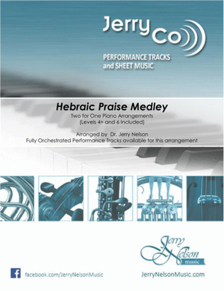 Book cover for Hebraic Praise Medley (2 for 1 PIANO Arrangements)