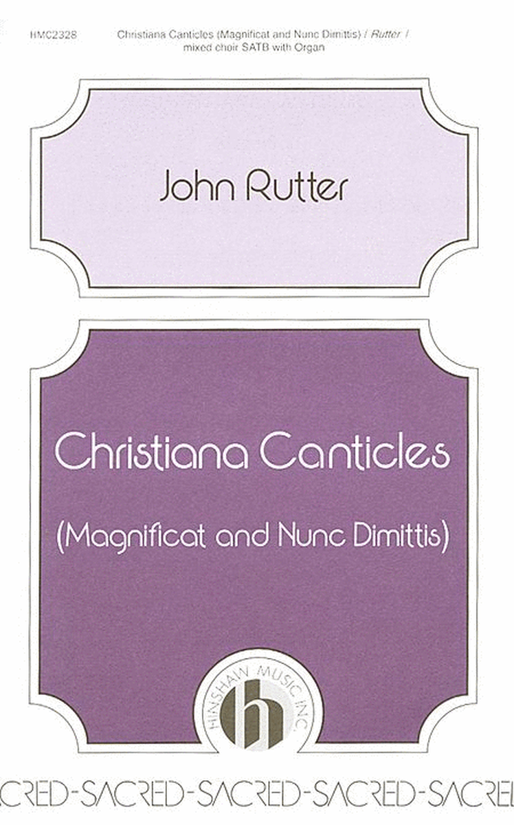 Christiana Canticles (Magnificat & Nunc Dimittis) image number null