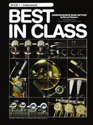 Book cover for Best in Class, Book 1 - Baritone B.C.