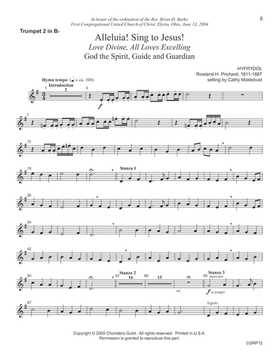 Alleluia! Sing to Jesus! - Reproducible Instrumental Parts