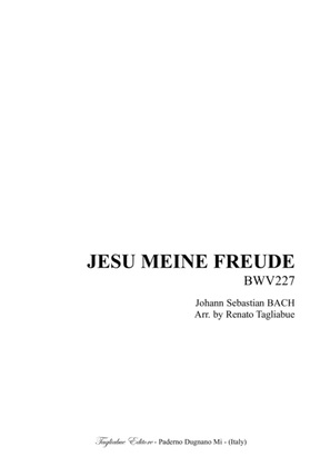 Book cover for J.S.Bach - BWV 227 - 1. Jesu, meine Freude, 2. Es ist nun nichts - For Brass quintet - With Parts