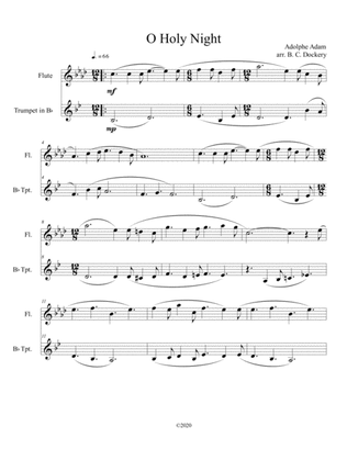 O Holy Night (flute and trumpet duet)