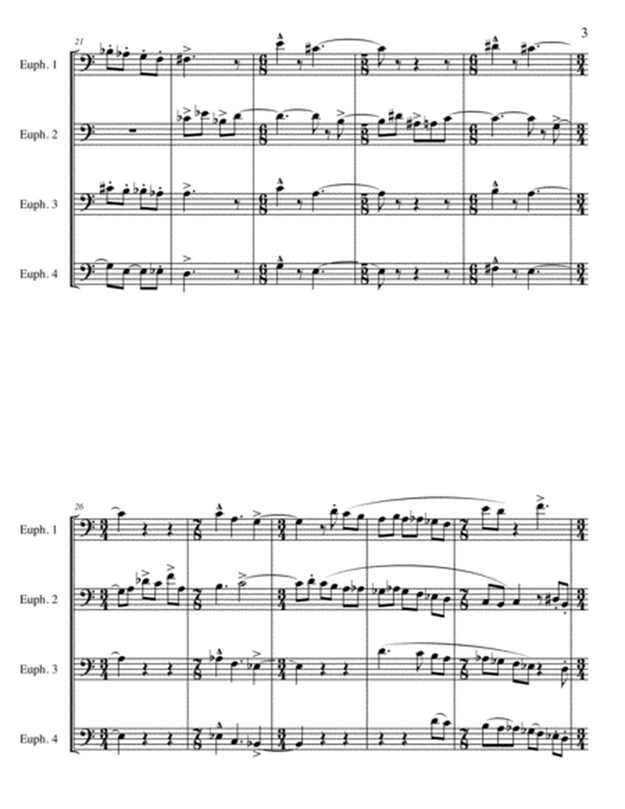 Fanfare for Euphonium Quartet