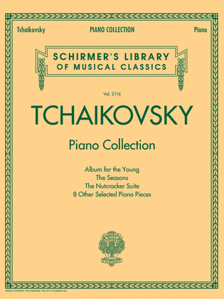 Book cover for Tchaikovsky Piano Collection