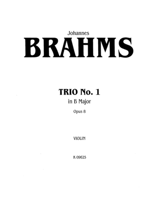 Book cover for Brahms: Trio No. 1 in B Major, Op. 8