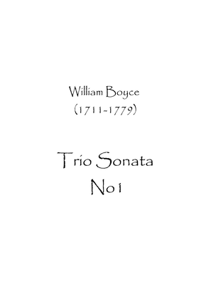 Book cover for Trio Sonata No.1