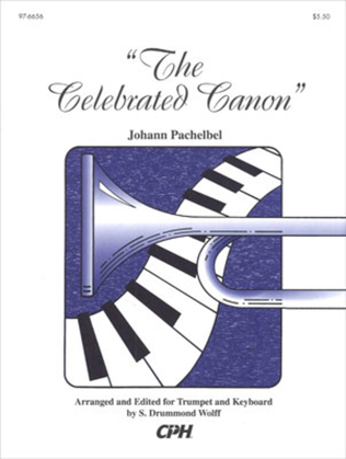 Book cover for Canon in D / The Celebrated Canon (Keyboard and Trumpet)