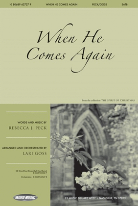 Book cover for When He Comes Again - Orchestration