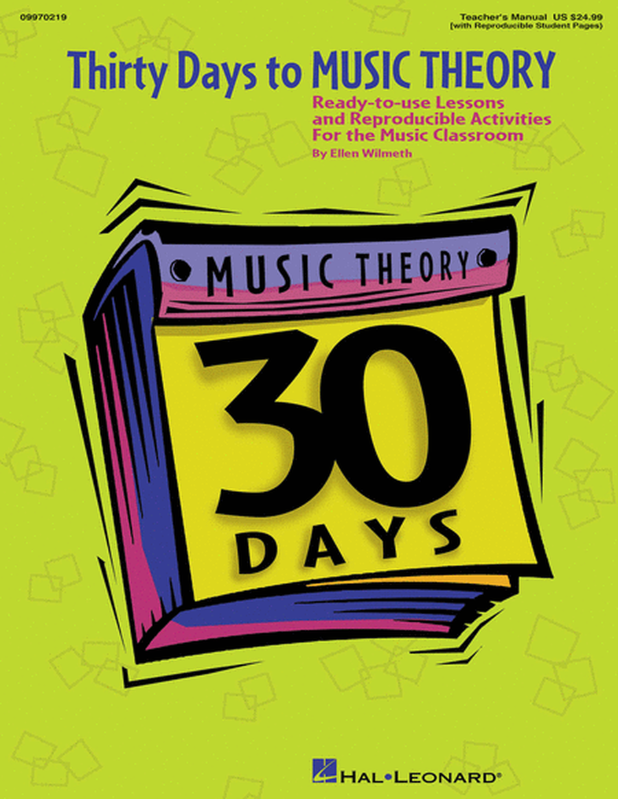 Thirty Days to Music Theory (Classroom Resource)