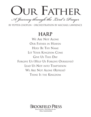 Book cover for Our Father - A Journey Through The Lord's Prayer - Harp