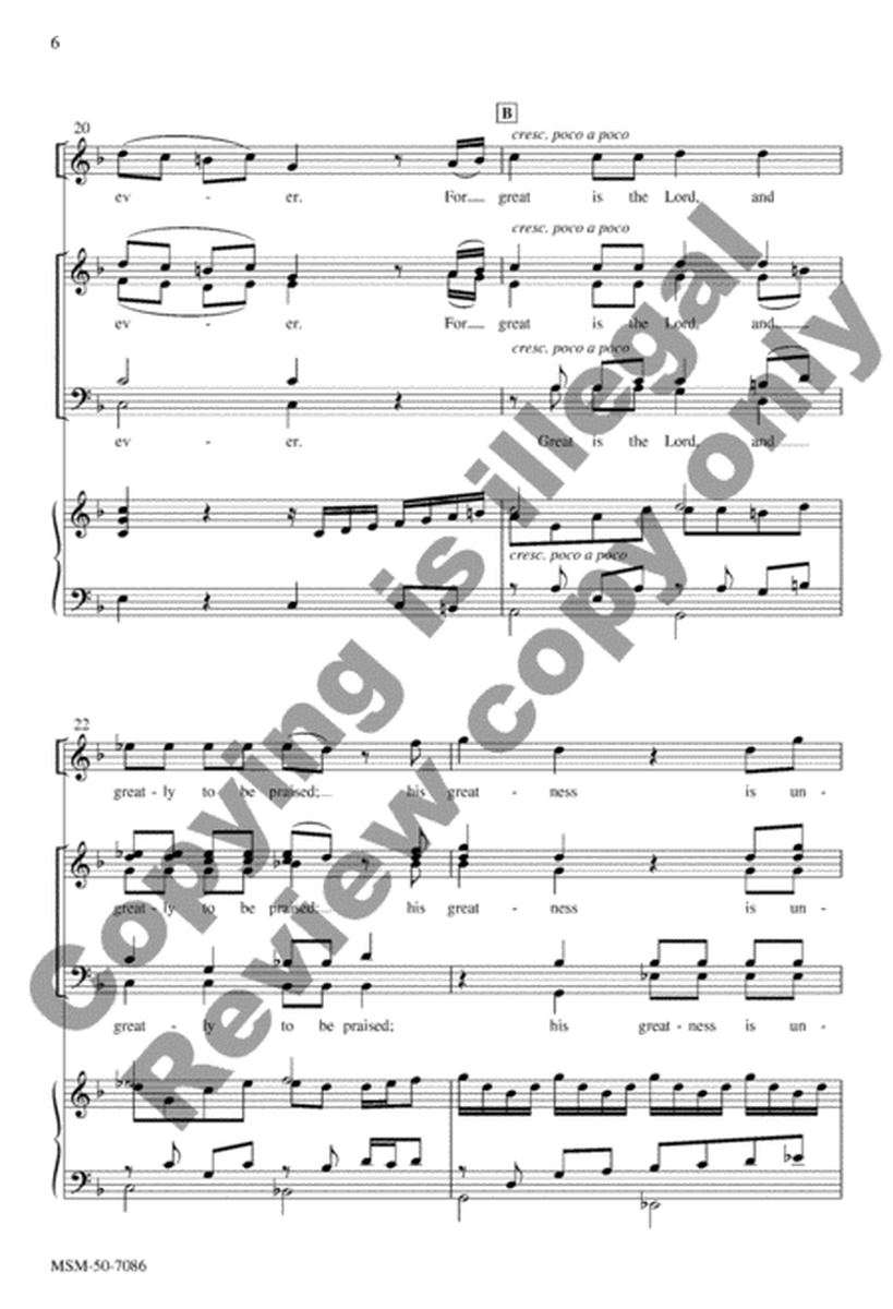 Psalm 145 (Choral Score) image number null