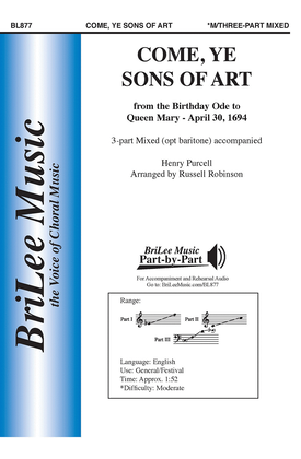 Book cover for Come, Ye Sons of Art