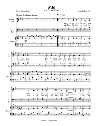 Waitī (SATB Carol Version)