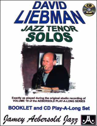 Book cover for David Liebman Tenor Solos - Book/CD