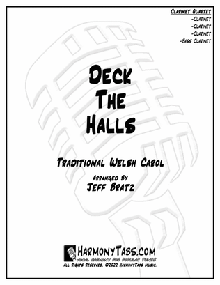 Book cover for Deck The Halls (Clarinet Quartet)