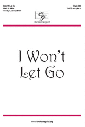 Book cover for I Won't Let Go