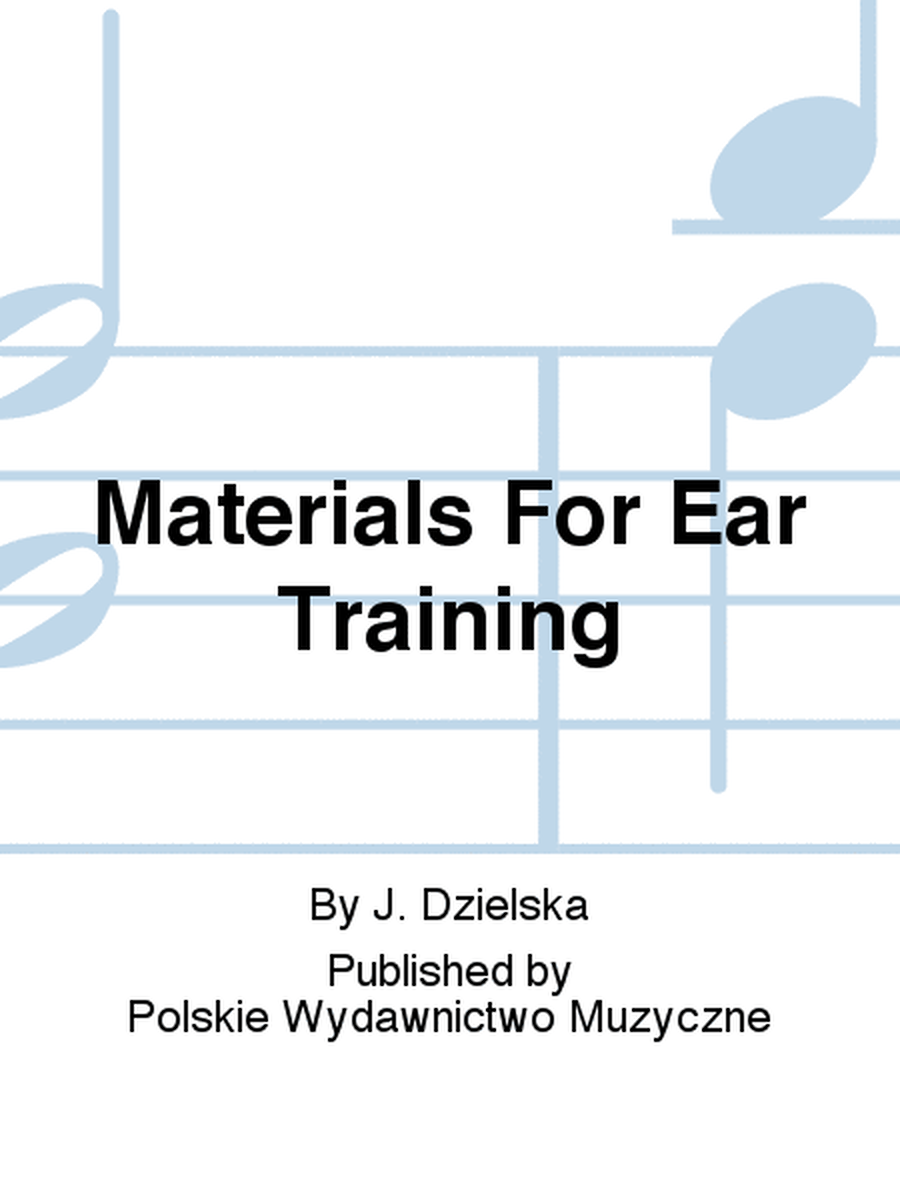 Materials For Ear Training