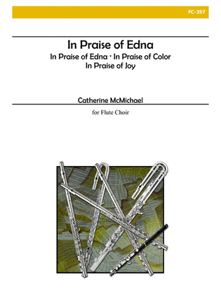 Book cover for In Praise of Edna for Flute Choir
