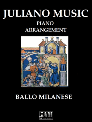 Book cover for BALLO MILANESE (EASY PIANO ARRANGEMENT) - ANONYMOUS
