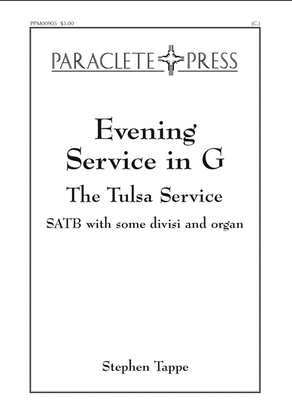 Book cover for Evening Service in G (The Tulsa Service)