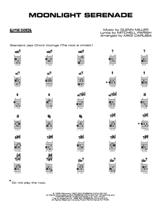 Moonlight Serenade: Guitar Chords